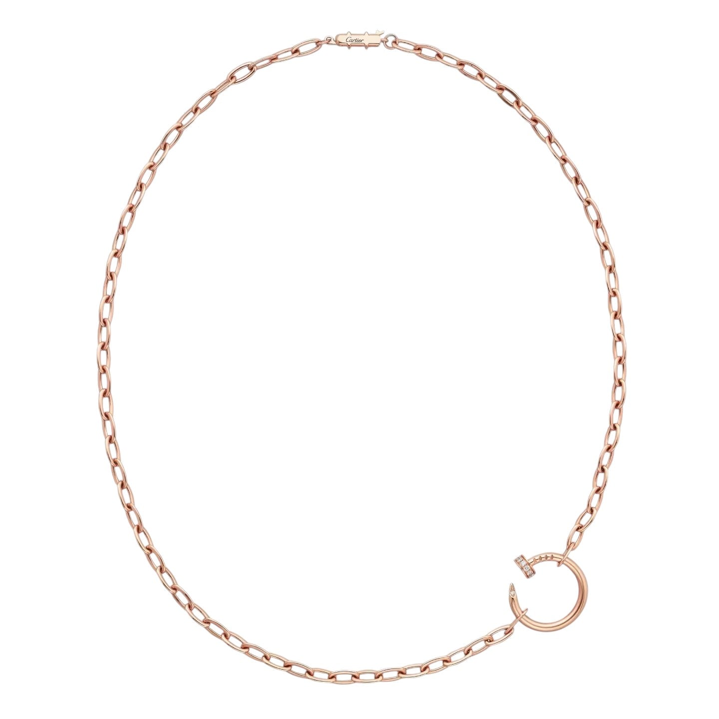 [Loran]CLOU DIAMOND NAIL PENDANT NECKLACE