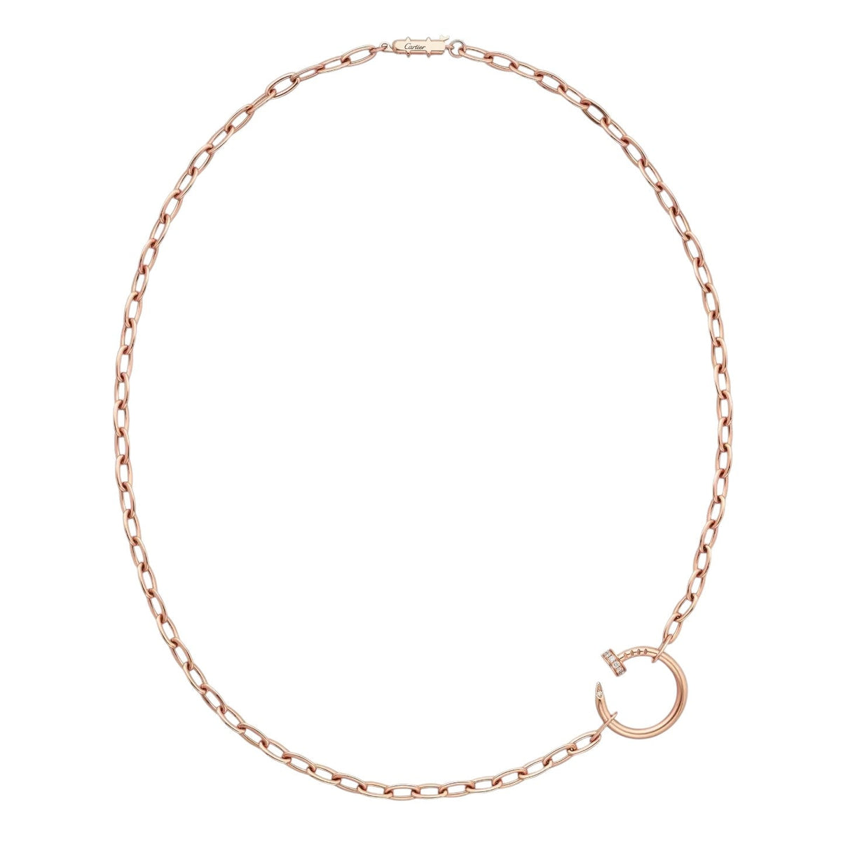[Loran]CLOU DIAMOND NAIL PENDANT NECKLACE