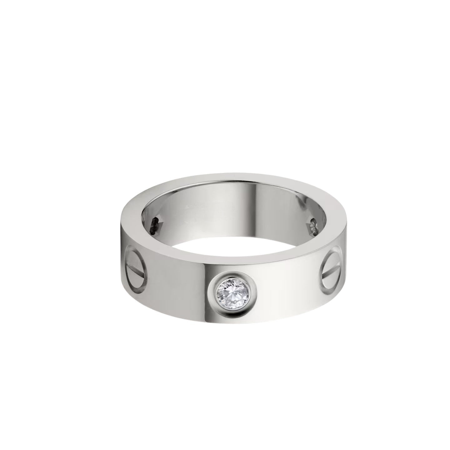 [Loran]LOVE 5.5MM 3 DIAMONDS RING