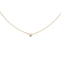 [Loran]LOVE SCREW PENDANT SINGLE DIAMOND NECKLACE