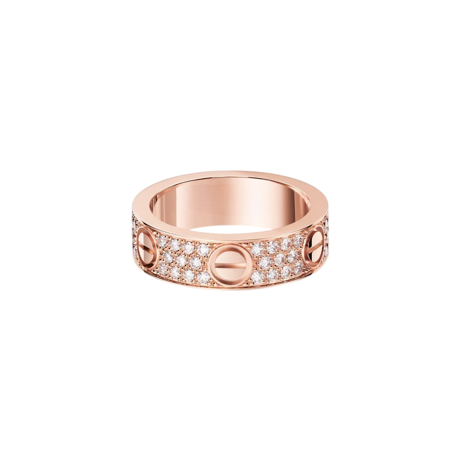 [Loran]LOVE 5.5MM FULL-PAVÉ DIAMOND RING