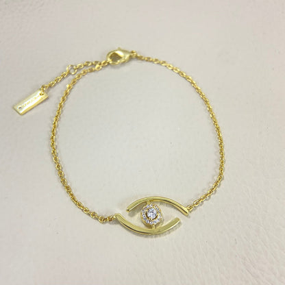 [Loran]LUCKY EYE PAVÉ-SET DIAMOND BRACELET