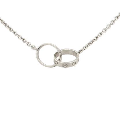 [Loran]LOVE DOUBLE-RING PENDANT NECKLACE
