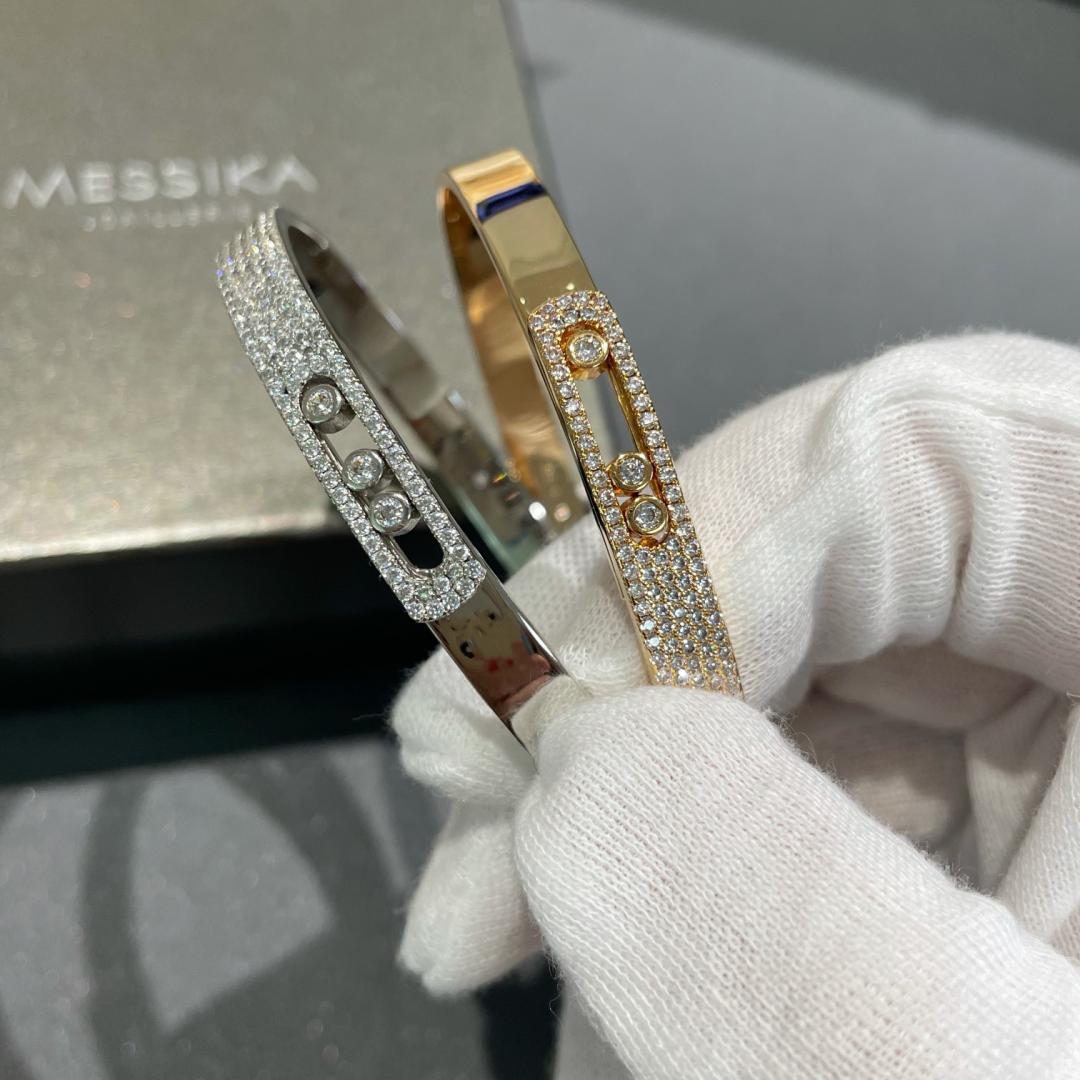 [Loran]MOVE NOA PAVÉ DIAMOND BANGLE BRACELET