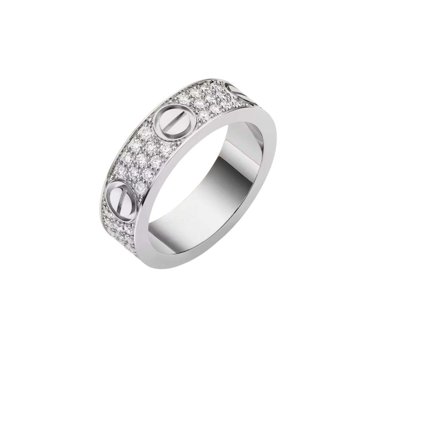 [Loran]LOVE 5.5MM FULL-PAVÉ DIAMOND RING