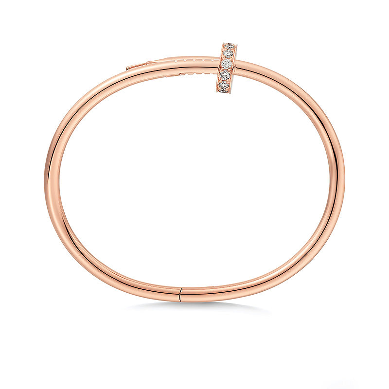 [Loran]JUSTE UN CLOU 3.5MM CLASSIC DIAMOND BANGLE