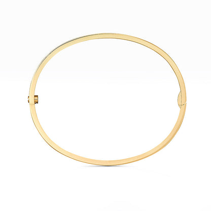 [Loran]LOVE 3.65MM SMALL MODEL BANGLE - 10-DIAMOND