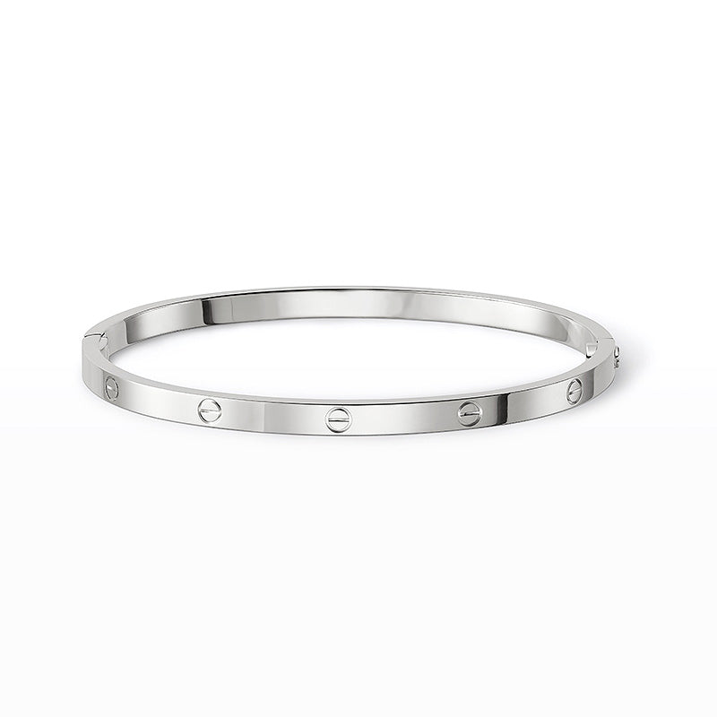 [Loran]LOVE 3.65MM SMALL MODEL BANGLE