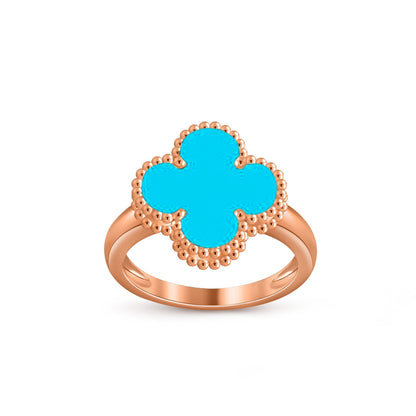 [Loran]LUCKY CLOVER VINTAGE ROSE GOLD RING COLLECTION