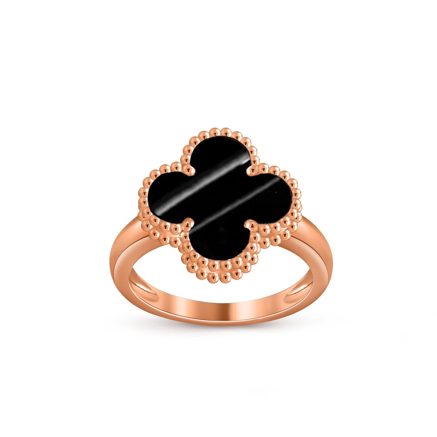 [Loran]LUCKY CLOVER VINTAGE ROSE GOLD RING COLLECTION