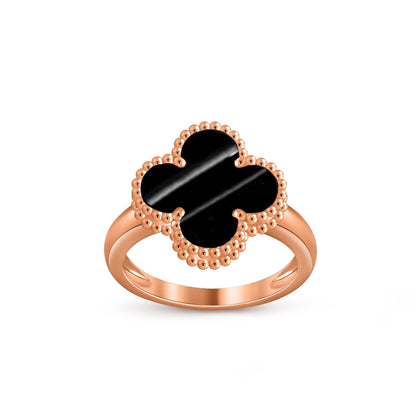 [Loran]LUCKY CLOVER VINTAGE ROSE GOLD RING COLLECTION