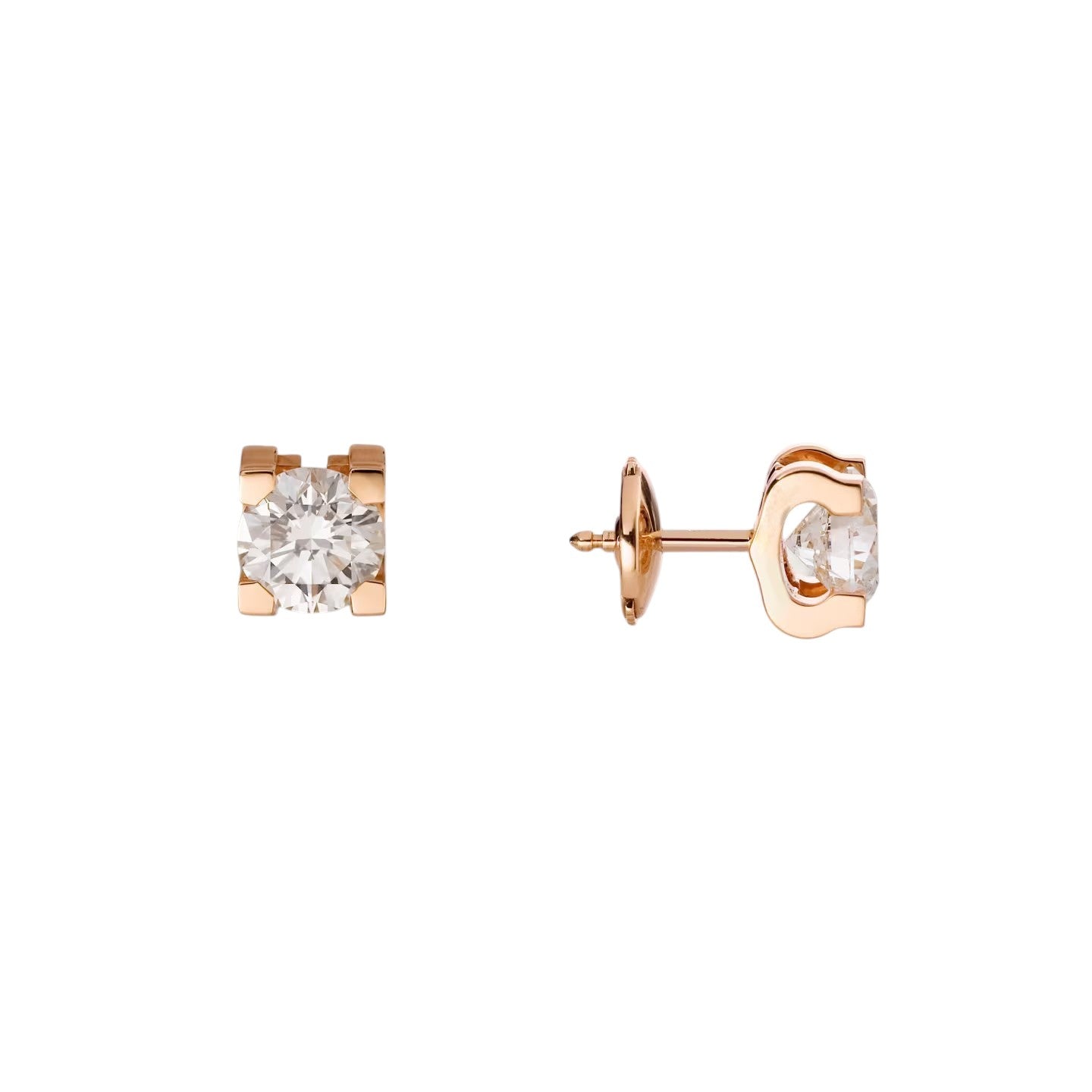 [Loran]C DE DIAMOND STUD EARRINGS