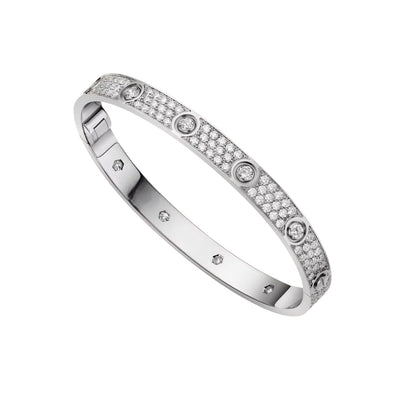 [Loran]CLASSIC 6.1MM LOVE BANGLE - 10-DIAMOND FULL PAVÉ