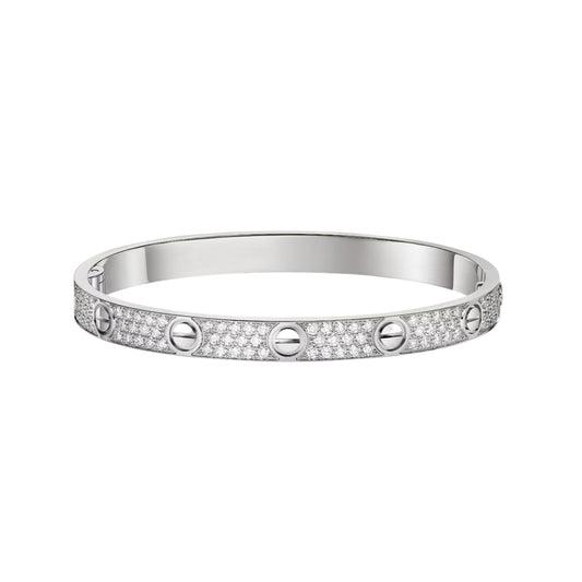 [Loran]CLASSIC 6.1MM LOVE BANGLE - FULL PAVÉ