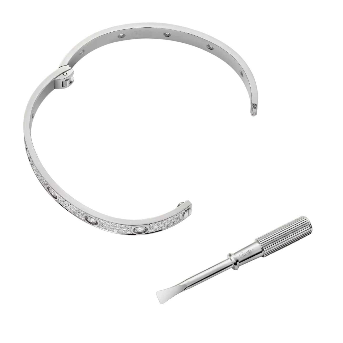 [Loran]CLASSIC 6.1MM LOVE BANGLE - 10-DIAMOND FULL PAVÉ
