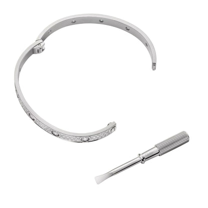 [Loran]CLASSIC 6.1MM LOVE BANGLE - 10-DIAMOND FULL PAVÉ