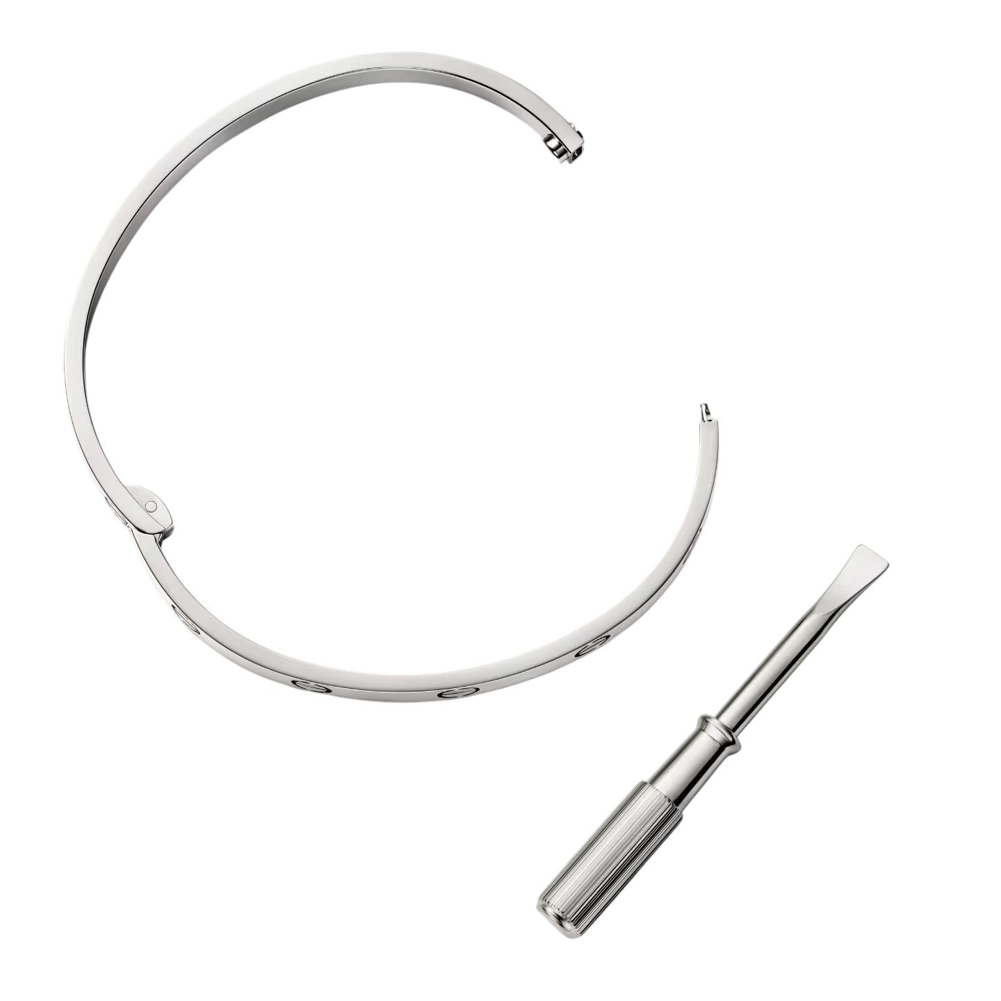[Loran]CLASSIC 6.1MM LOVE SINGLE-SCREW CLOSURE BANGLE