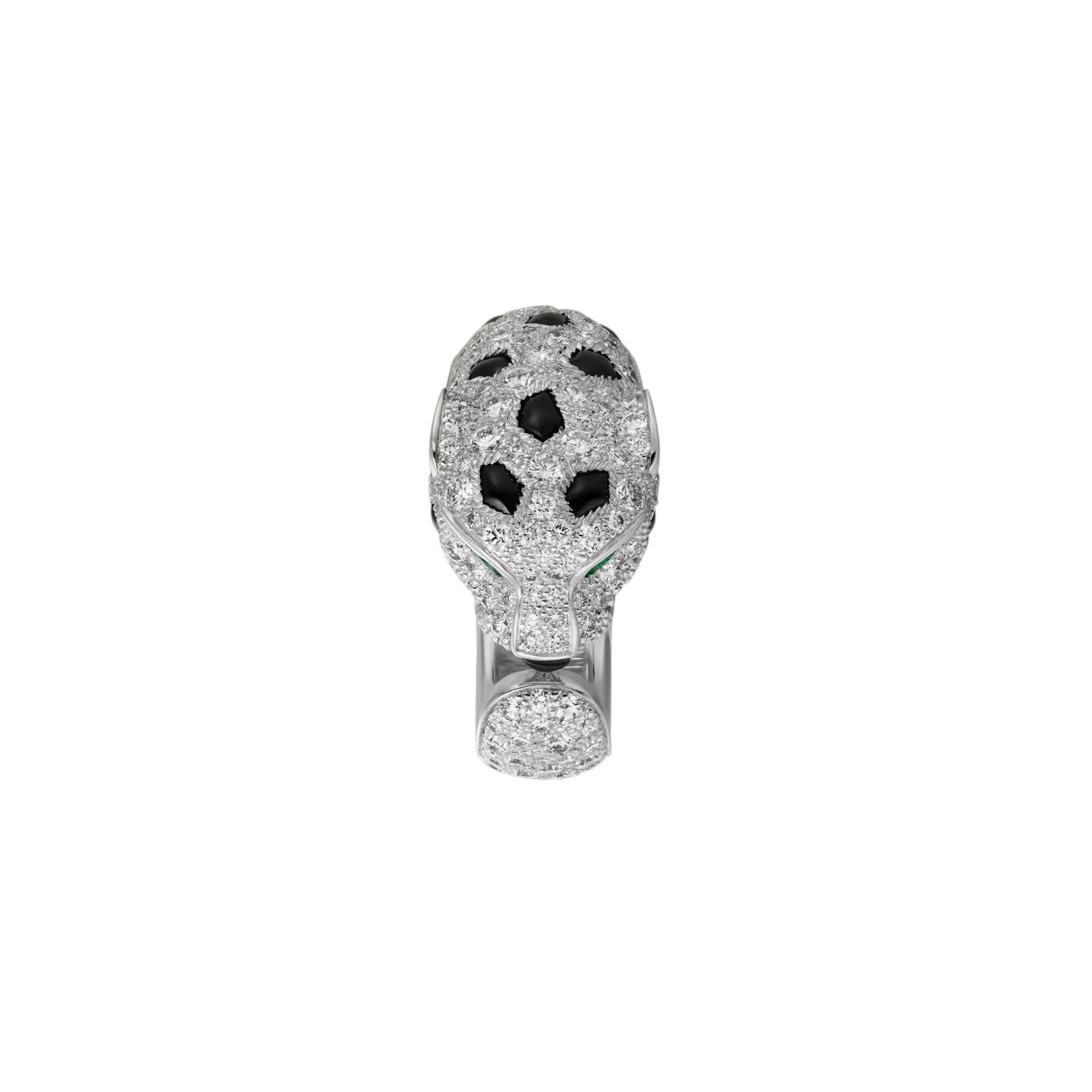[Loran]PANTHÈRE DE DIAMOND HALF-PAVÉ MEDIUM RING