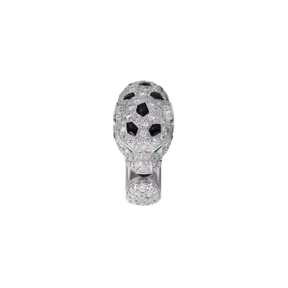 [Loran]PANTHÈRE DE DIAMOND HALF-PAVÉ MEDIUM RING