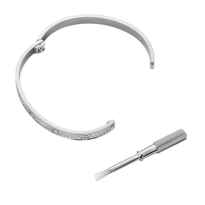 [Loran]CLASSIC 6.1MM LOVE BANGLE - FULL PAVÉ