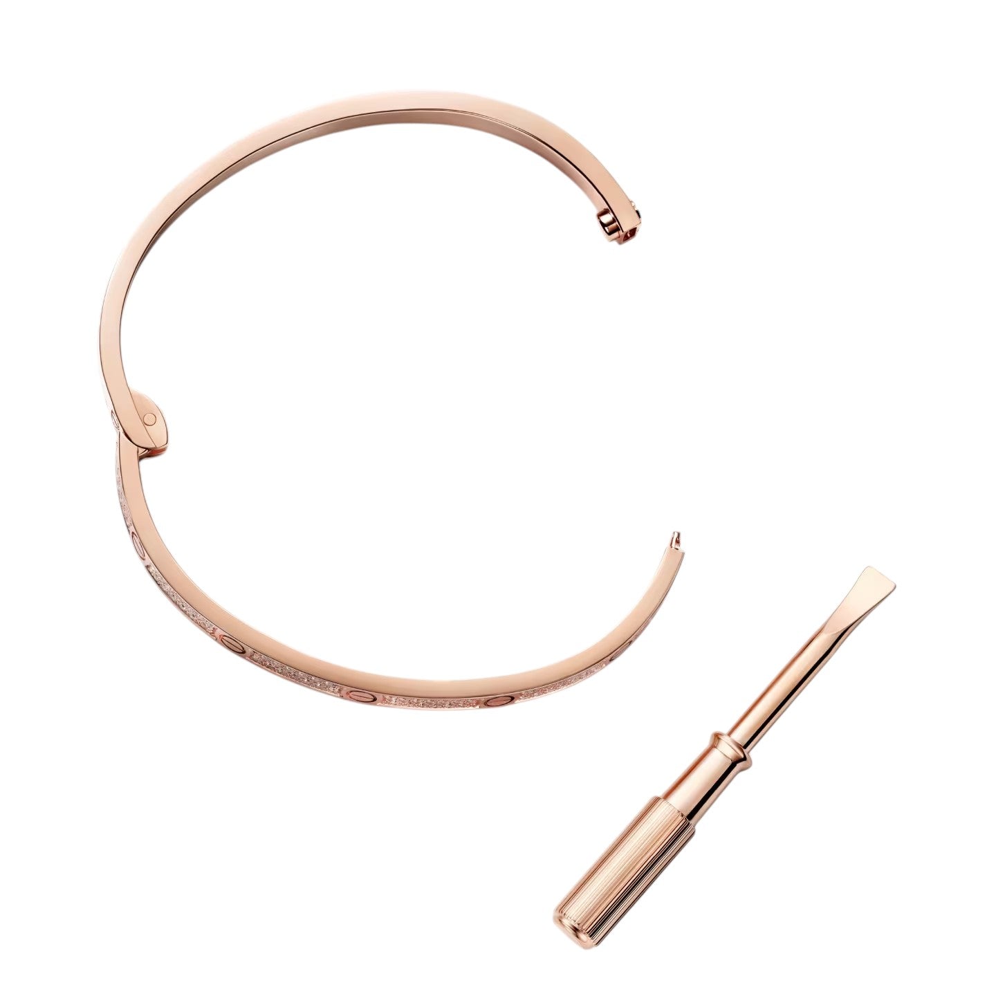 [Loran]CLASSIC 3.65MM LOVE FULL PAVE BANGLE