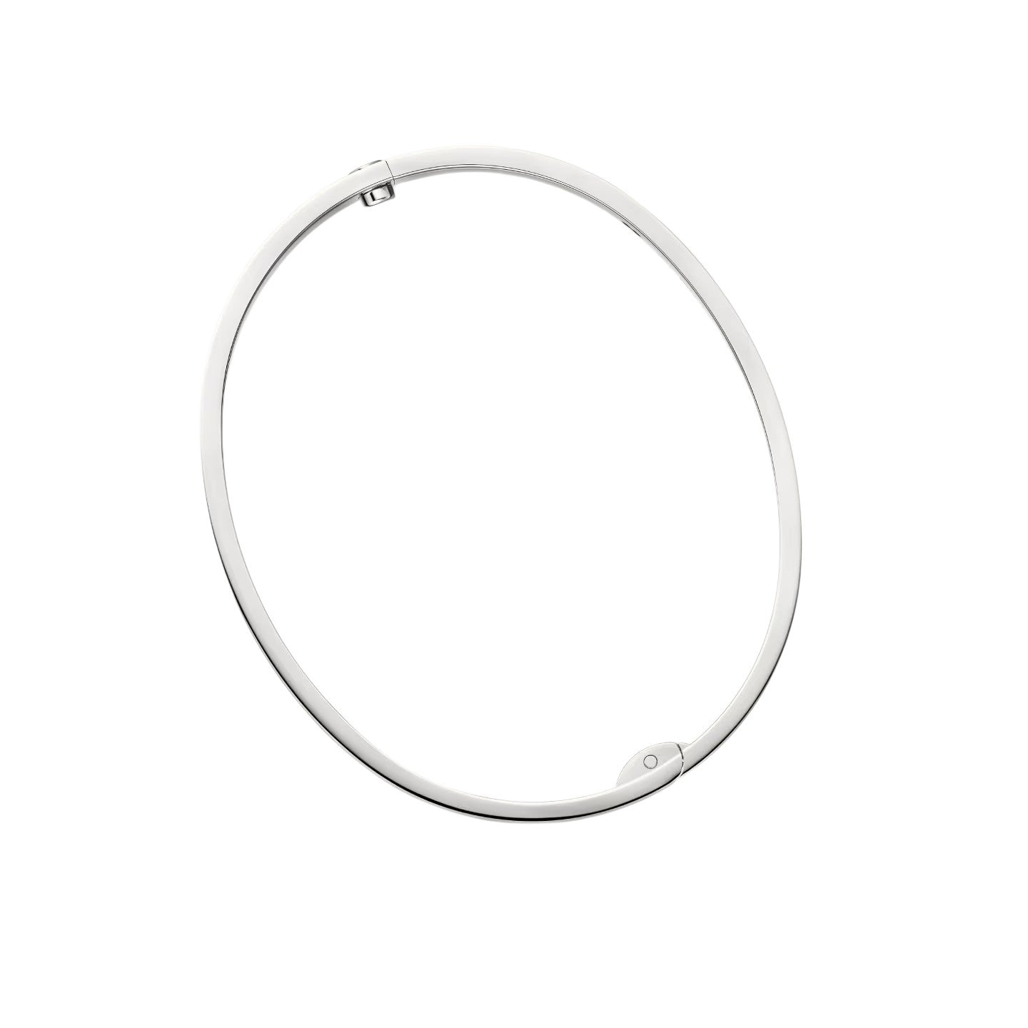 [Loran]CLASSIC 6.1MM LOVE SINGLE-SCREW CLOSURE BANGLE - 4-DIAMOND
