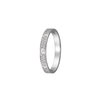 [Loran]LOVE 2.6MM PAVÉ DIAMOND RING