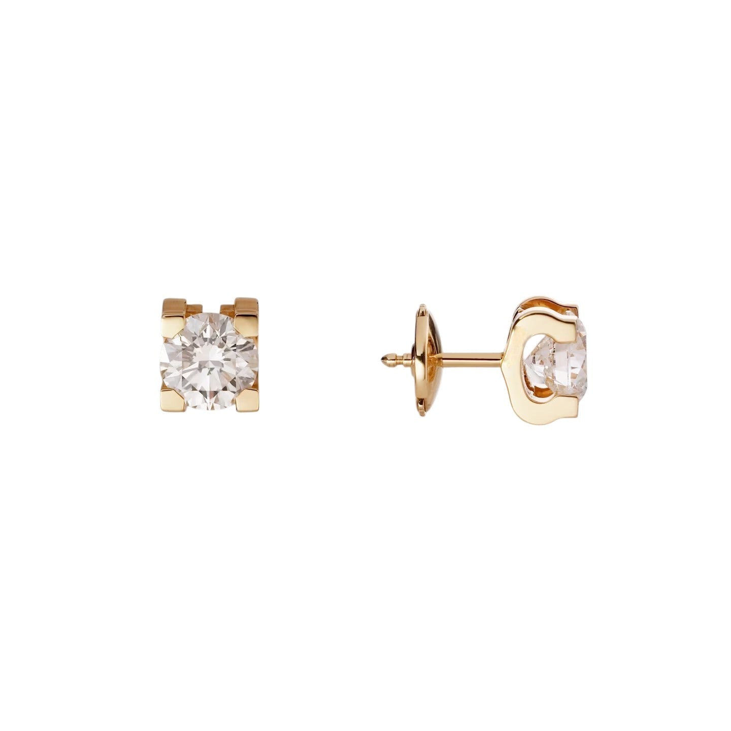 [Loran]C DE DIAMOND STUD EARRINGS