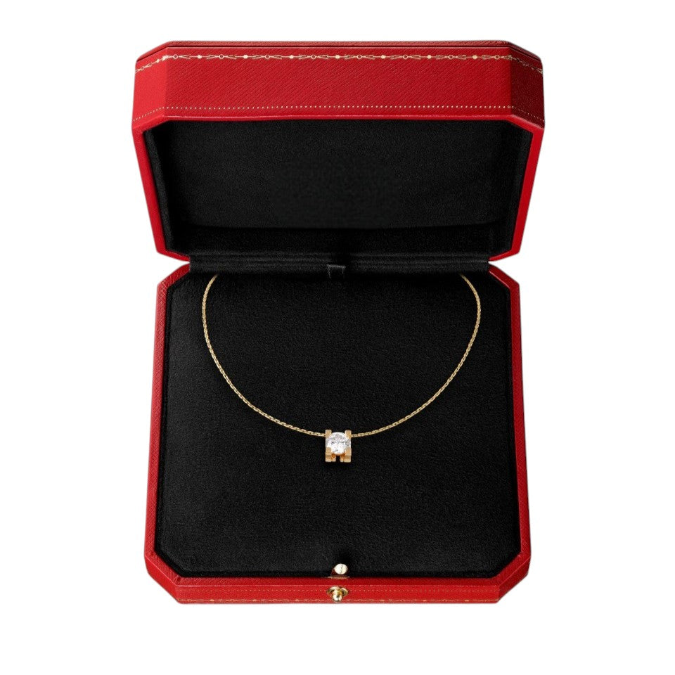 [Loran]C DE PENDANT DIAMOND NECKLACE
