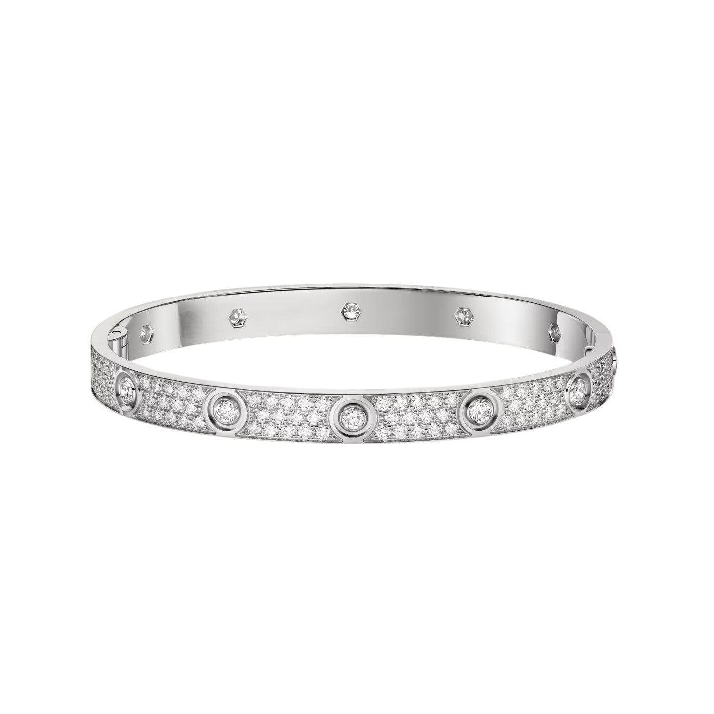 [Loran]CLASSIC 6.1MM LOVE BANGLE - 10-DIAMOND FULL PAVÉ
