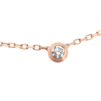 [Loran]LOVE SCREW PENDANT SINGLE DIAMOND NECKLACE
