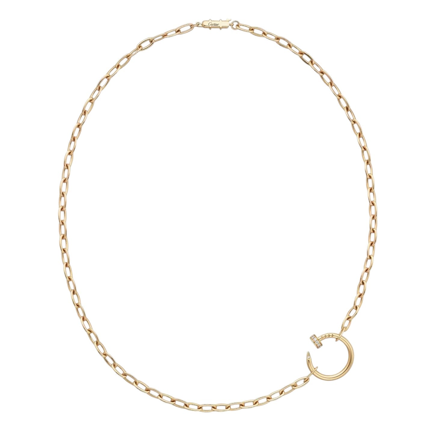 [Loran]CLOU DIAMOND NAIL PENDANT NECKLACE