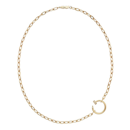 [Loran]CLOU DIAMOND NAIL PENDANT NECKLACE