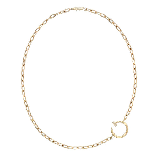 [Loran]CLOU DIAMOND NAIL PENDANT NECKLACE