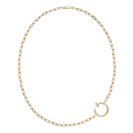 [Loran]CLOU DIAMOND NAIL PENDANT NECKLACE