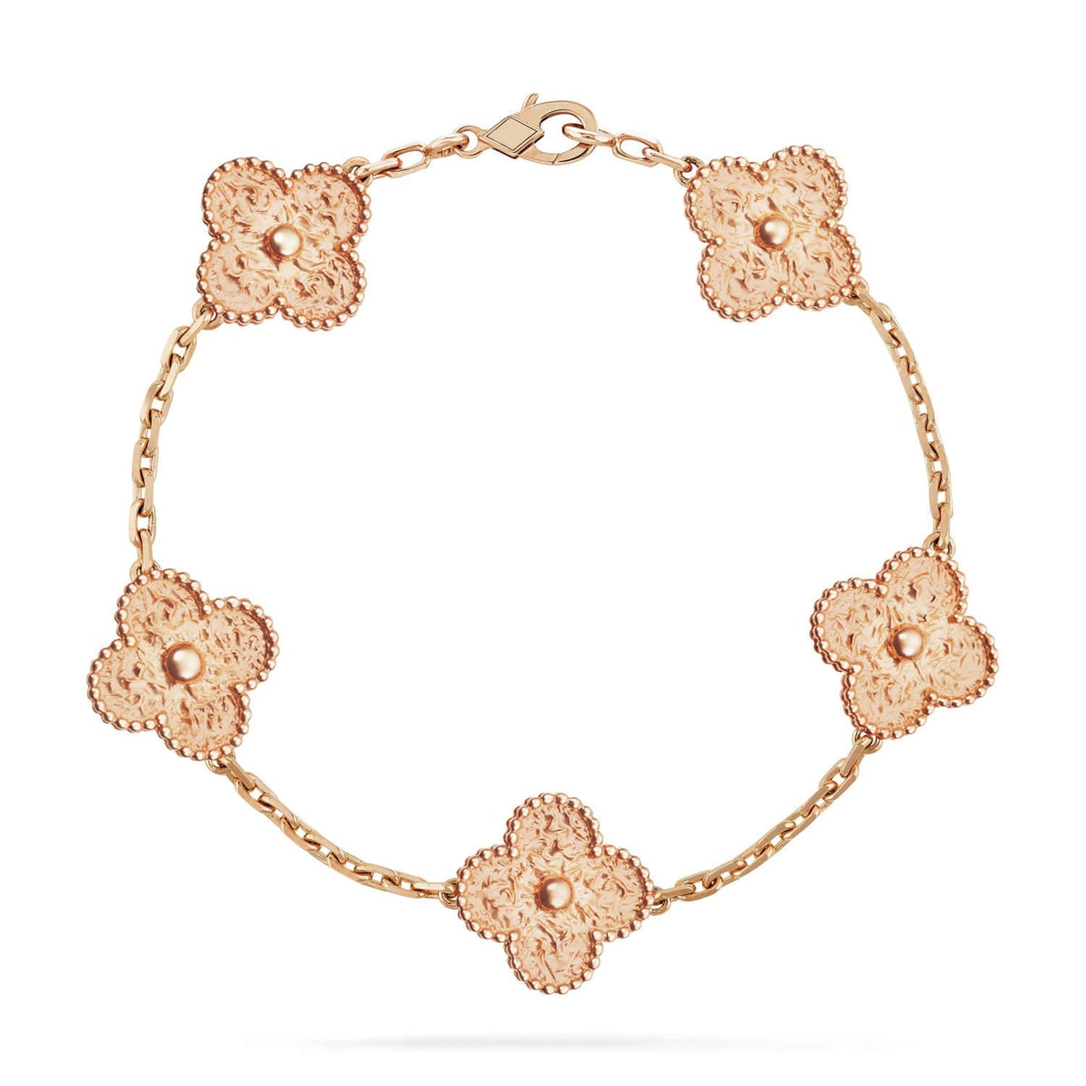 [Loran]LUCKY CLOVER 5-MOTIF BRACELET - BRONZING