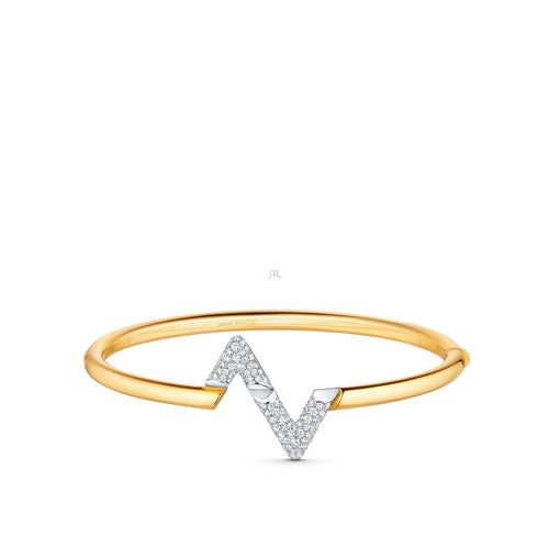[Loran]VOLTE UPSITE DOWN GOLD DIAMOND BRACELET