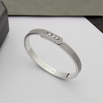 [Loran]MOVE NOA FULL-PAVÉ DIAMOND BANGLE BRACELET