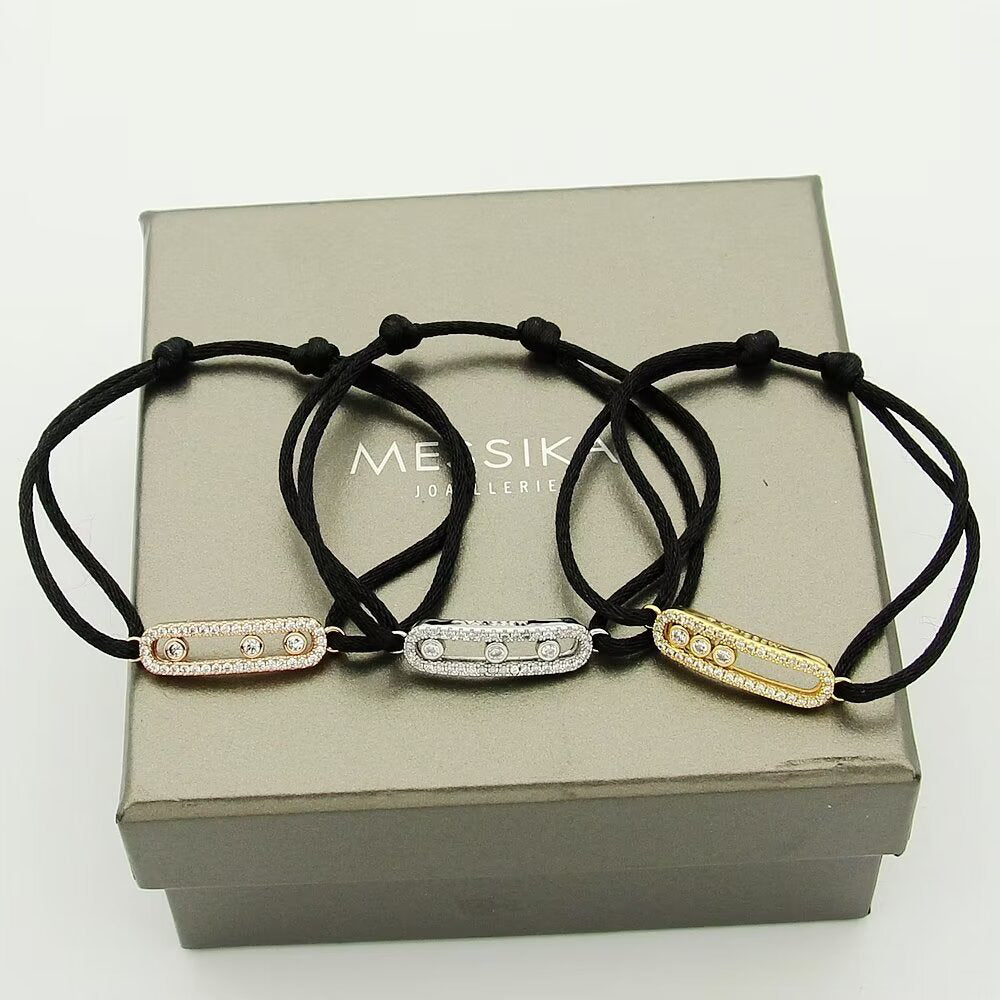 [Loran]CARE(S) PAVÉ CORD BRACELET