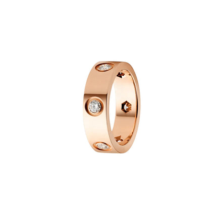 [Loran]LOVE 5.5MM 6 DIAMONDS RING