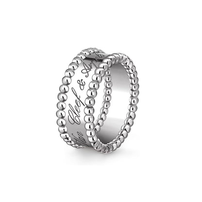 [Loran]SIGNATURE DUAL-BEADED BAND RING