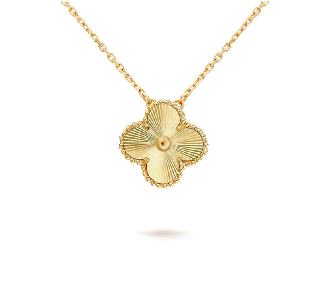 [Loran]15MM CLOVER FLOWER PENDANT NECKLACE COLLECTION