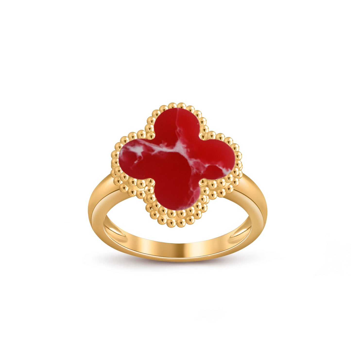[Loran]LUCKY CLOVER VINTAGE GOLD RING COLLECTION