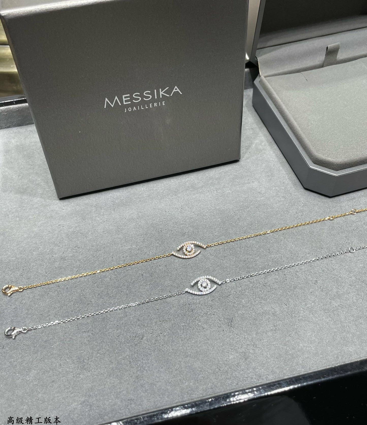 [Loran]LUCKY EYE PAVÉ-SET DIAMOND BRACELET