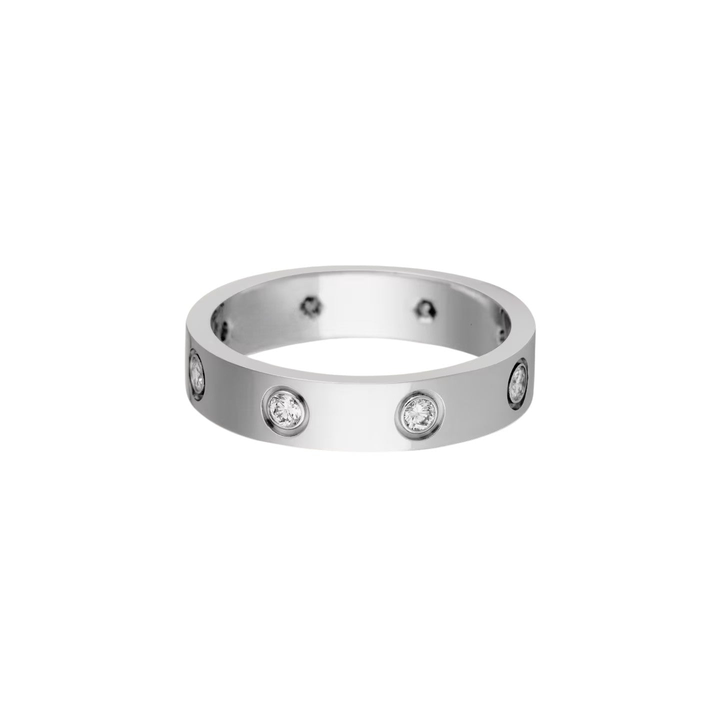 [Loran]LOVE 4MM 8 DIAMONDS RING