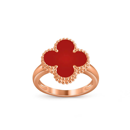 [Loran]LUCKY CLOVER VINTAGE ROSE GOLD RING COLLECTION