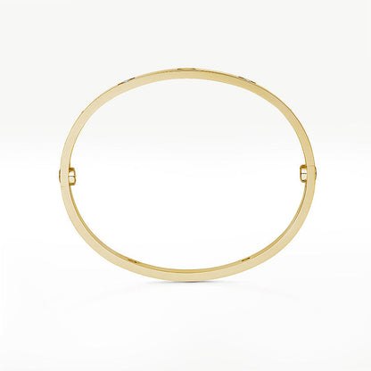 [Loran]CLASSIC 6.1MM LOVE BANGLE - 4-DIAMOND