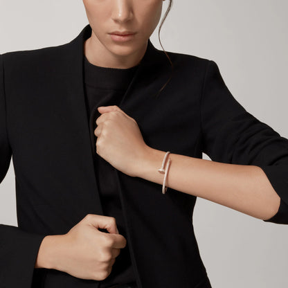 [Loran]JUSTE UN CLOU 3.5MM FULL PAVÉ NAIL BANGLE