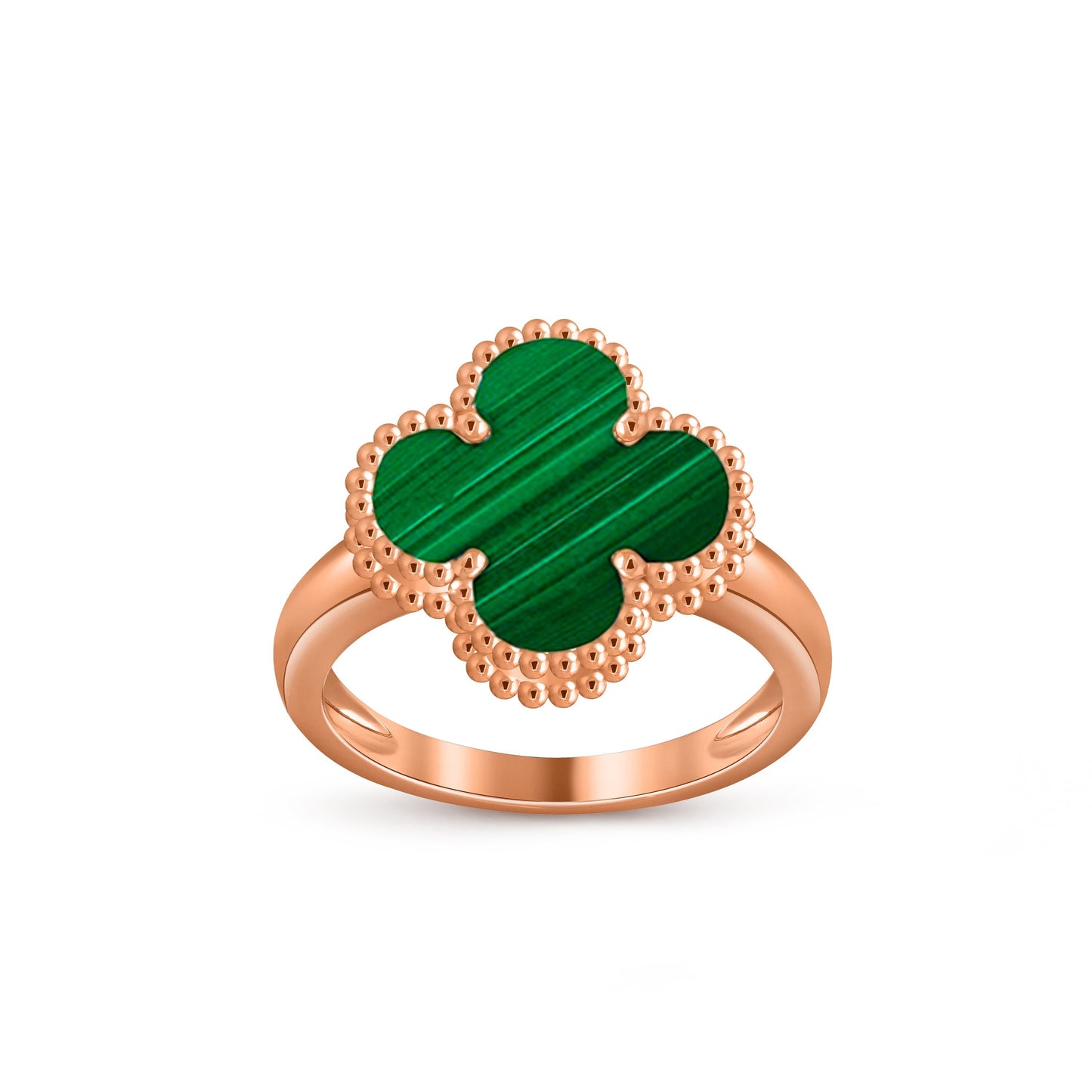 [Loran]LUCKY CLOVER VINTAGE ROSE GOLD RING COLLECTION