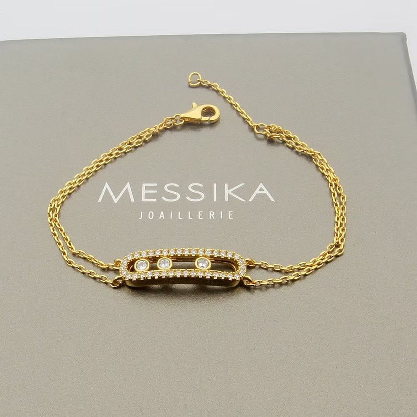 [Loran]MOVE CLASSIQUE PAVÉ DIAMOND BRACELET